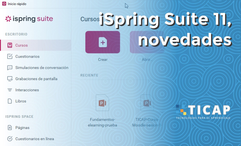 Novedades en iSpring Suite 11
